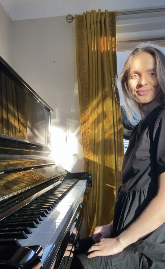 Piano with Emily